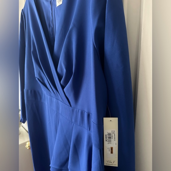 NWT Stunning Plus Size Eliza J Dress In Electric Blue! - Picture 2 of 3